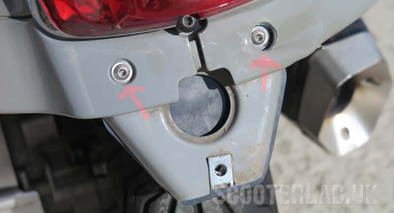 2005-2022: Vespa GTS HPE SLUK Catcher - Rear frame guard